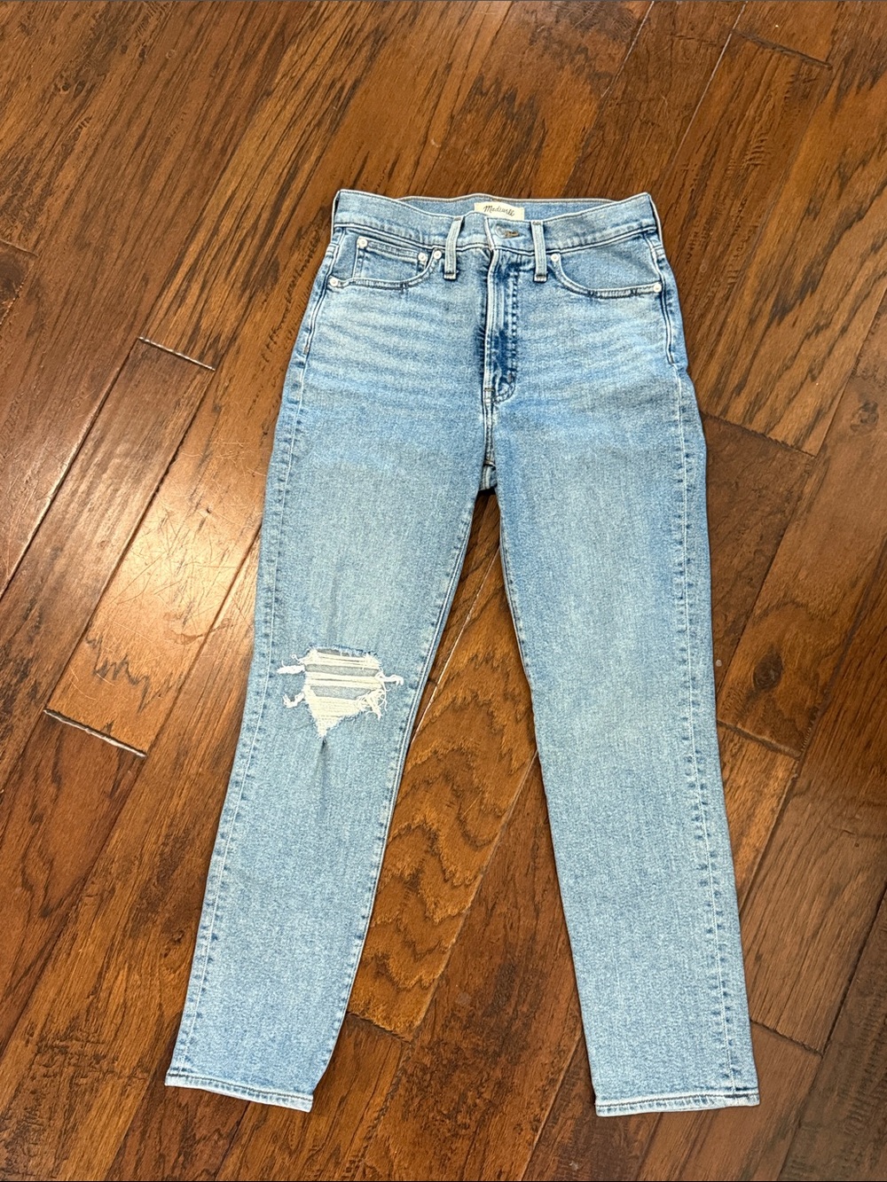 Madewell Light Blue Distressed The Perfect Vintage Jean